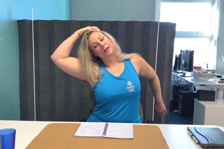 Desk yoga